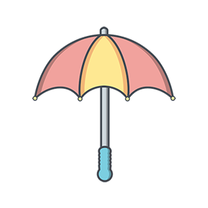 Insurance page small icon- umbrella